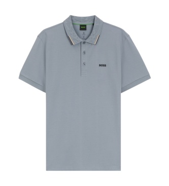 BOSS Polo Swing cinza
