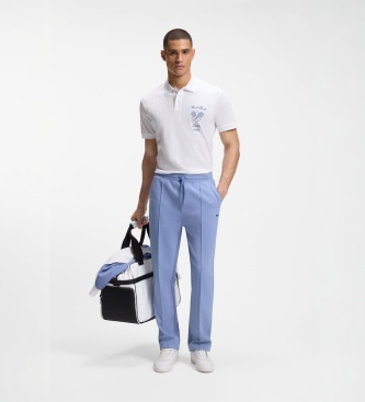 BOSS Polo Member Mesh branco