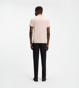 BOSS Polo Paule laranja pastel