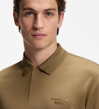 BOSS Polo Marca marrom