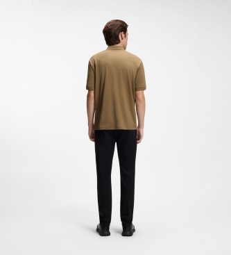 BOSS Polo Marca marrom