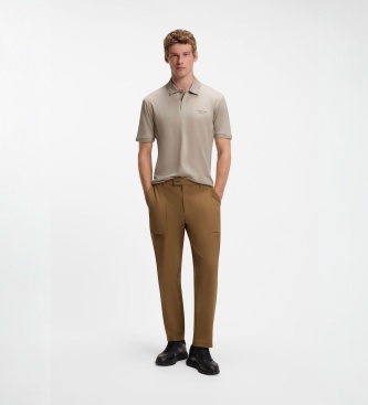 BOSS Polo Marca bege