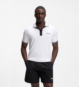 BOSS Polo Serve blanc