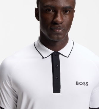 BOSS Polo Serve blanc