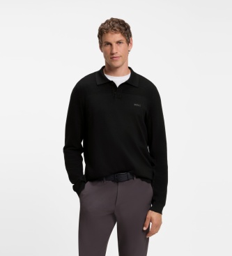 BOSS Polo majica Momentum-X črna