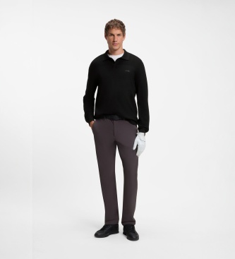 BOSS Polo majica Momentum-X črna