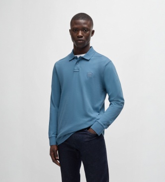 BOSS Polo Passerby azul