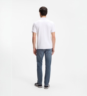BOSS Polo Passerzip branco