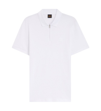 BOSS Polo Passerzip branco