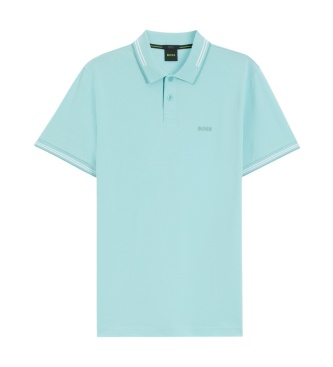 BOSS Polo Paul lichtblauw