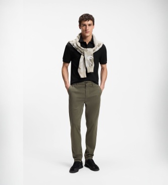 BOSS Czarne polo Phoenix