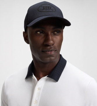BOSS Gorra Pyer Golf Off Course azul marino