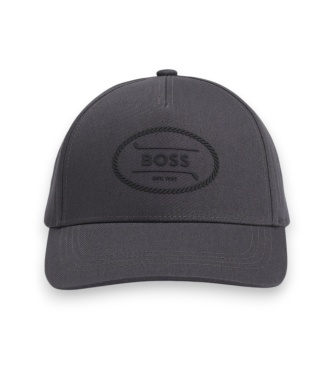 BOSS Gorra Off-Course gris oscuro