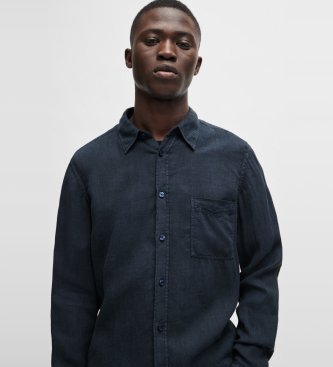 BOSS Camisa Relegant marinho