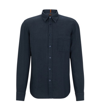 BOSS Camisa Relegant marinho