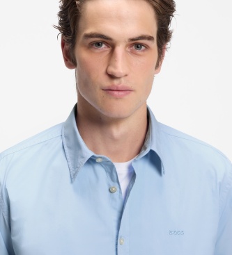 BOSS Camisa Relegant Azul Claro