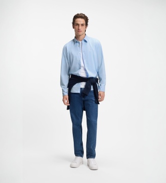 BOSS Camisa Relegant Azul Claro