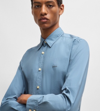 BOSS Camisa Relegant Azul