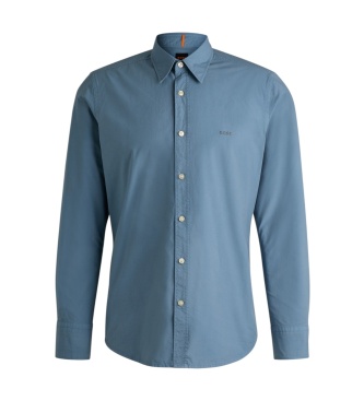 BOSS Camisa Relegant Azul