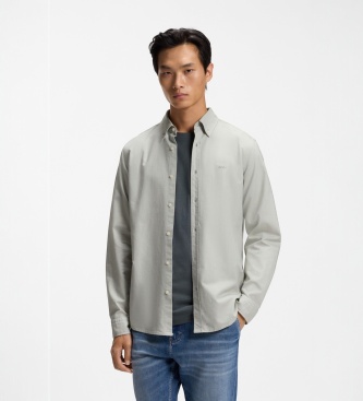 BOSS Camisa Rickert verde