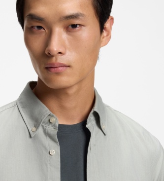 BOSS Camisa Rickert verde