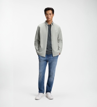 BOSS Camisa Rickert verde