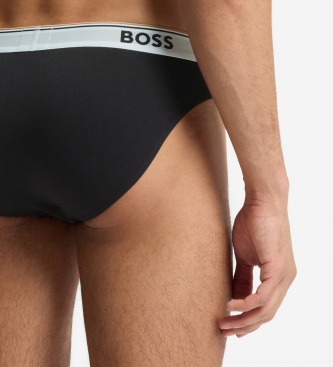 BOSS Lot de 3 slips Power noir