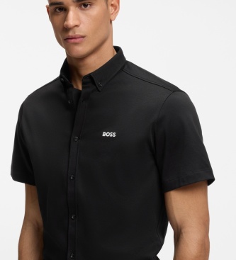 BOSS Camisa Motion preta