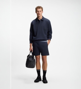 BOSS Gola Polo marinho