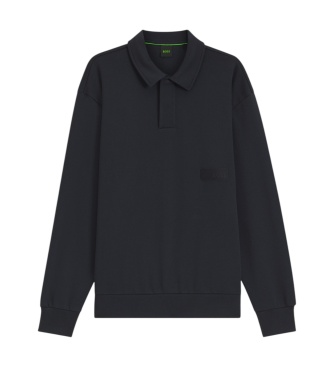 BOSS Gola Polo marinho