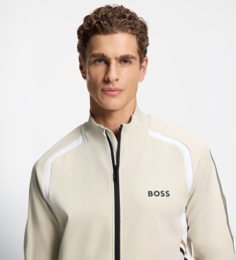 BOSS Chaqueta deportiva Spin beige claro