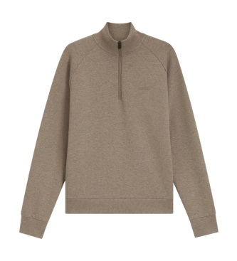 BOSS Sweatshirt Sweat lichtbruin