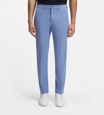 BOSS Calça Commuter Slim azul claro