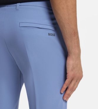 BOSS Calça Commuter Slim azul claro