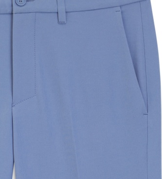 BOSS Calça Commuter Slim azul claro