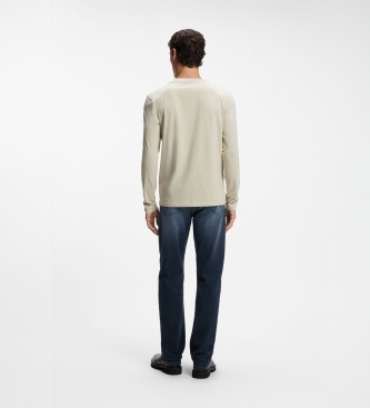 BOSS T-shirt à manches longues TChark beige