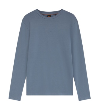 BOSS T-shirt à manches longues TChark bleu moyen