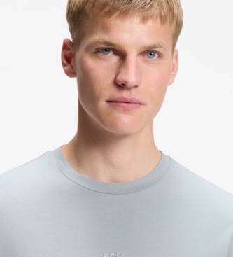 BOSS Camiseta Marca gris