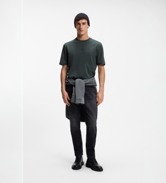 BOSS Chemise unie verte