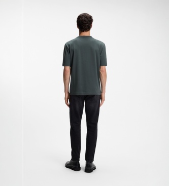 BOSS Chemise unie verte
