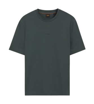 BOSS Chemise unie verte