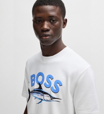 BOSS Wit Bossfish shirt