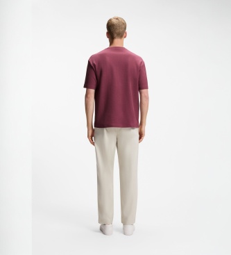 BOSS Rib T-shirt medium red
