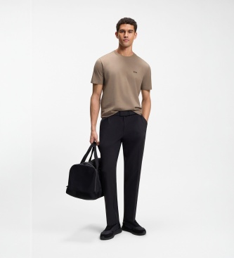 BOSS Tee-shirt uni vert