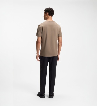 BOSS Tee-shirt uni vert