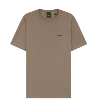 BOSS Tee-shirt uni vert