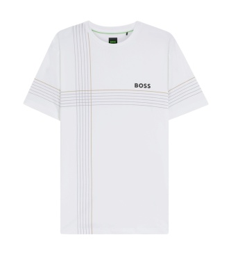 BOSS Hvid TOC Check T-shirt