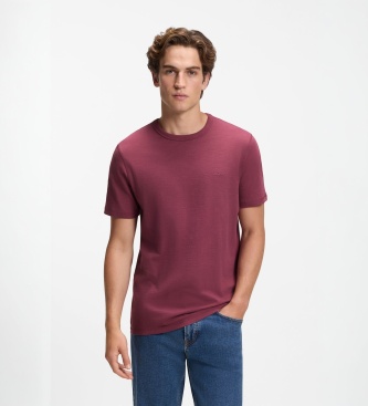 BOSS T-shirt Tegood couleur rouge moyen