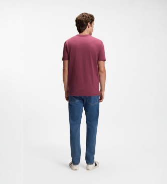 BOSS T-shirt Tegood couleur rouge moyen