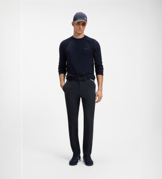 BOSS Calça Goc Birdie azul-marinho